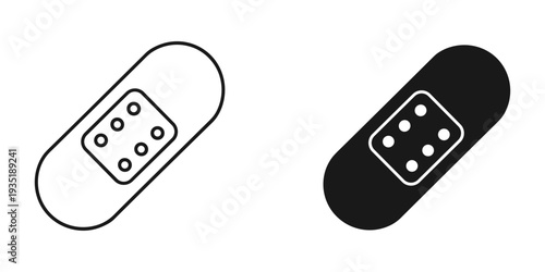 Minimalist black and white USB flash drive and memory card icons isolated on white background vector illustration