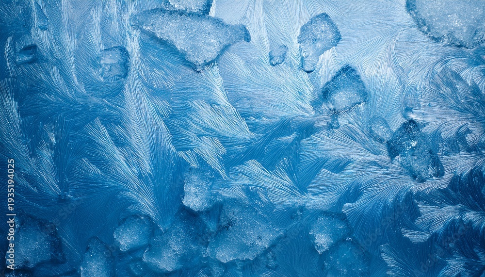 Obraz premium Abstract Frozen Wall With Ice Texture Background