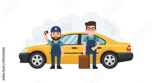 A professional young woman in business attire sits at a modern office desk while smiling warmly and working on her sleek laptop in a bright corporate environment