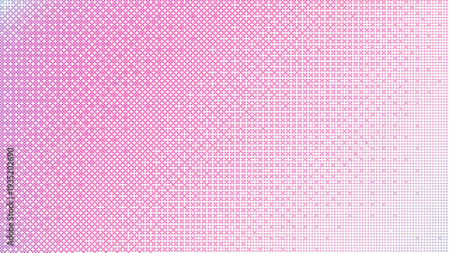 Abstract tech background with gradient dots and digital grid pattern. Futuristic data visualization with neon pixel elements and glowing light effects for modern design.