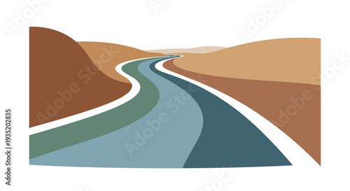 A professional young woman in business attire sits at a modern office desk while smiling warmly and working on her sleek laptop in a bright corporate environment