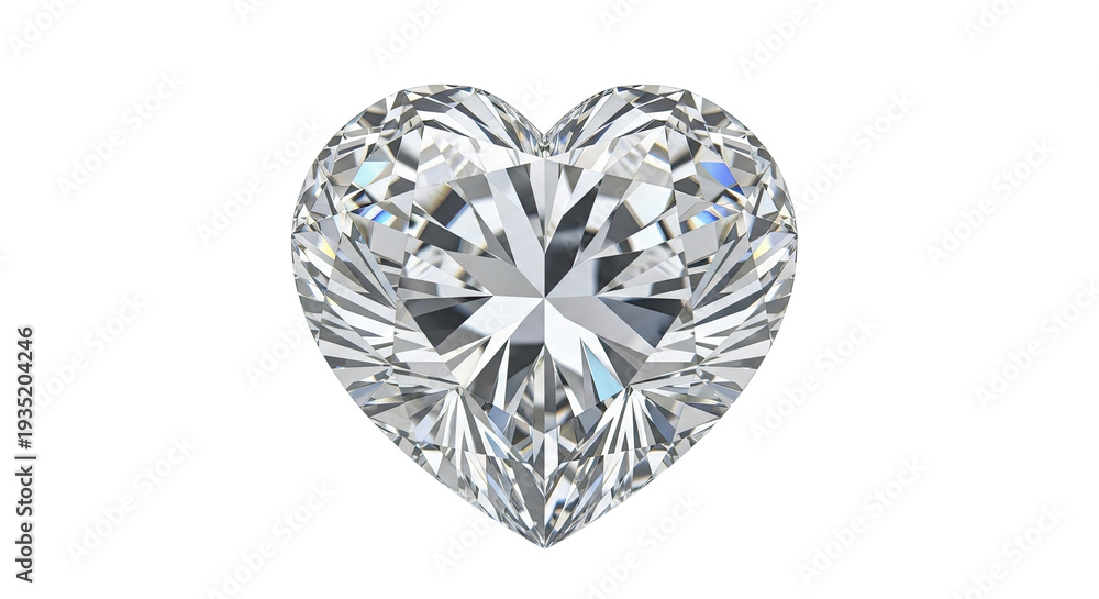 Fototapeta premium Heart-shaped Diamond
