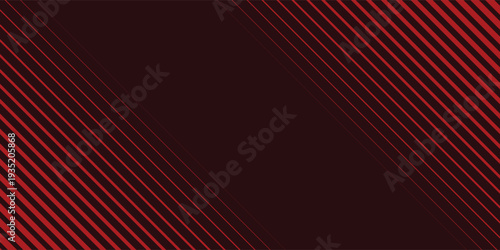 Red diagonal straight line background. Abstract dark striped gradient wallpaper. Red slanted stripes backdrop for flyer, banner, poster, presentation.