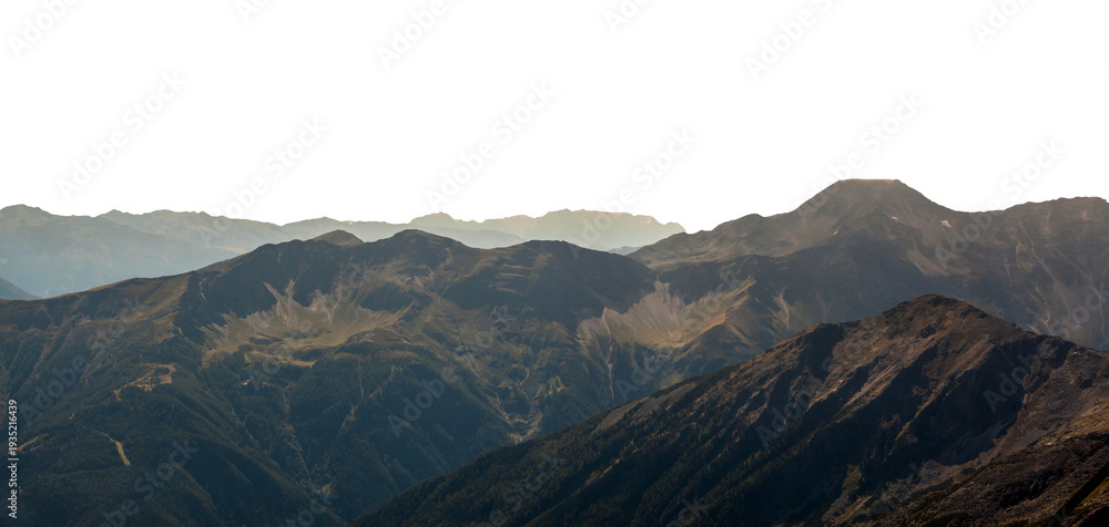 Obraz premium a mountains on transparent background