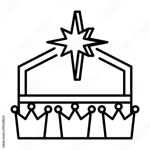 This Epiphany icon is suitable for Christian Events, etc