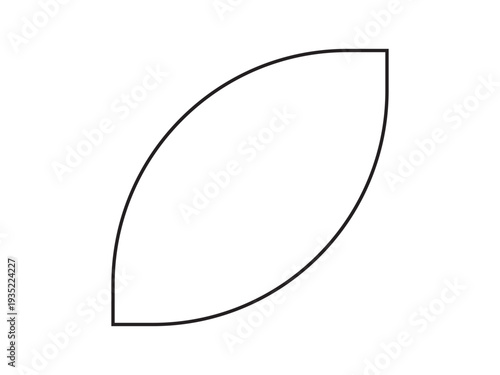 Leaf Shaped Outline