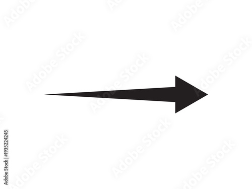 Long Tapered Right Arrow Icon