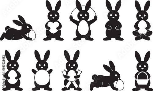 Easter day bunny friends celebrating springtime and holiday traditions