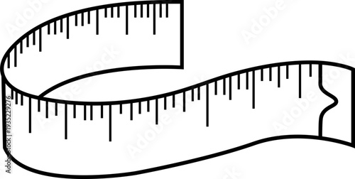 Flexible Measuring Tape Icon