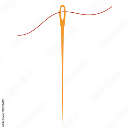 Sewing Needle and Thread Icon