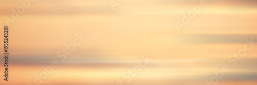 Panoramic view of the sunset sky, picturesque layered clouds, natural background, vector design