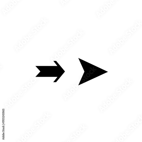 Black Arrows Pointing in Opposite Directions. Free Download Black Arrows Pointing in Opposite Directions. - GFXLoad