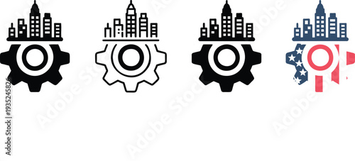 Cityscape on a Gear: Industrial and Urban Development