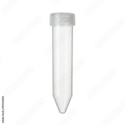Clear micro centrifuge tube with screw cap ideal for laboratory sample storage and handling conveying clinical precision and sterile consumables