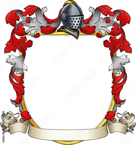 A coat of arms or crest fam...