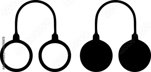 Rhythm Percussion Musical Instrument Shaker Icon Vector