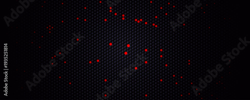 Healthcare data protection background, clean hex surface with red PHI warnings. HIPAA training, EHR access control. Medical IT backgrounds for hospitals. Vector illustration.