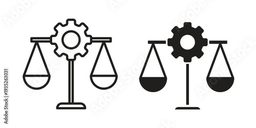 Economies of scale icon. Simple outline style concept. Thin line vector illustration.