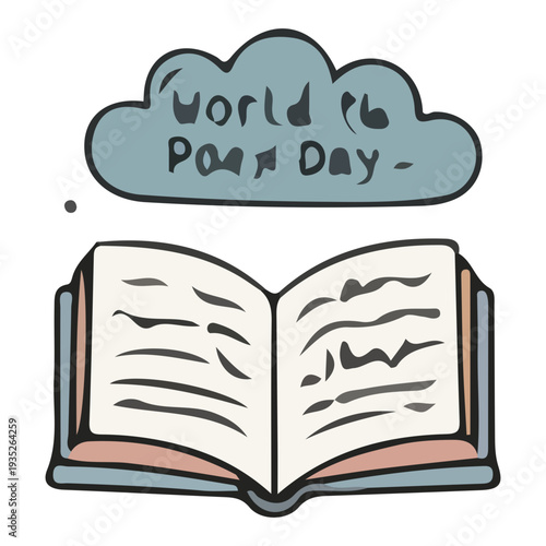 World Poetry Day Illustration