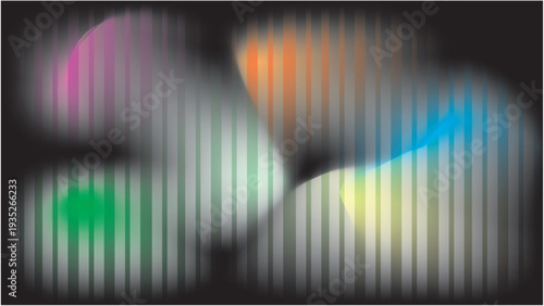 Vibrant abstract light streaks illuminate a dark, textured background, creating a dynamic and modern visual effect with soft, colorful blurs and vertical striations, evoking a sense of digital energy