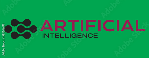 Artificial Intelligence and Technology Digital Logo Concept
