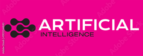 Artificial Intelligence and Technology Digital Logo Concept