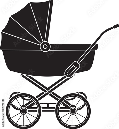 Baby carriage icon 2