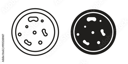 Leukemia icon. Simple outline style concept. Thin line vector illustration.