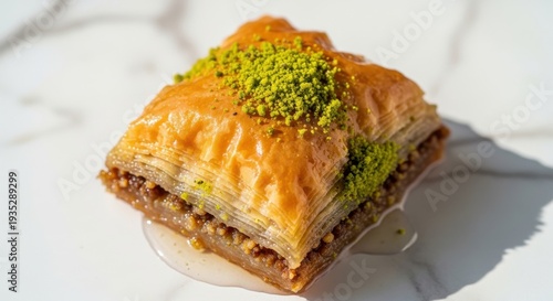 freshly baked baklav