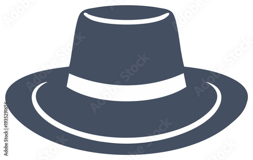 Stylish hat design, illustrated, perfect for various fashion themes and design.