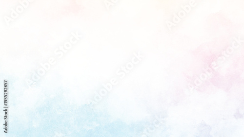 Soft blue and harmony background of stain splash watercolor
