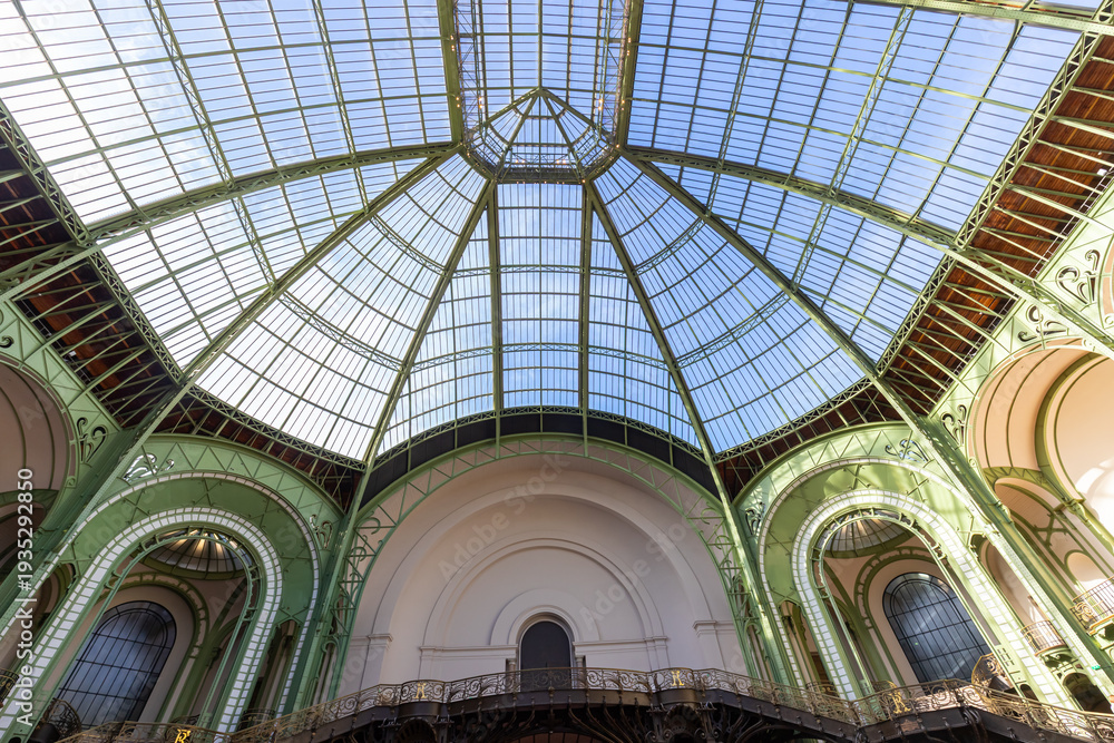 Obraz premium Grand Palais, canopy dome, Paris, France