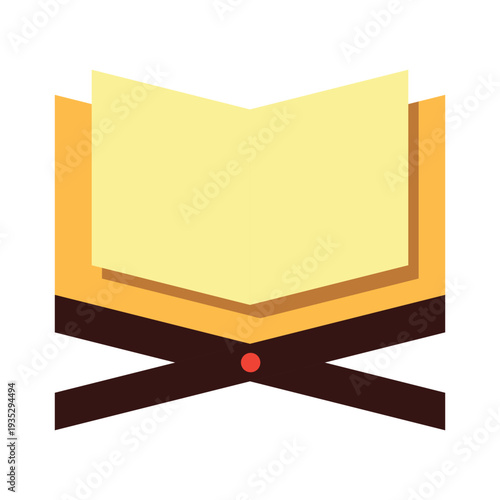 Quran on Rehal Stand  Illustration