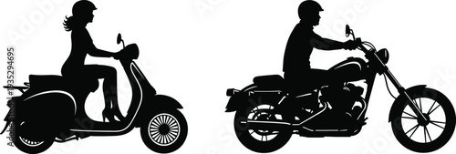 Large collection of black silhouettes featuring families, business professionals, scuba divers, sports athletes, and people in various active lifestyle and commercial poses