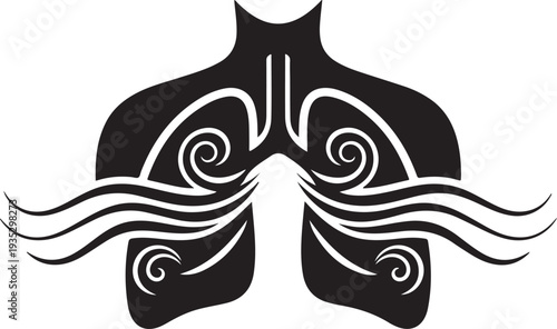 Silhouette of a mythical creature isolated on transparent background