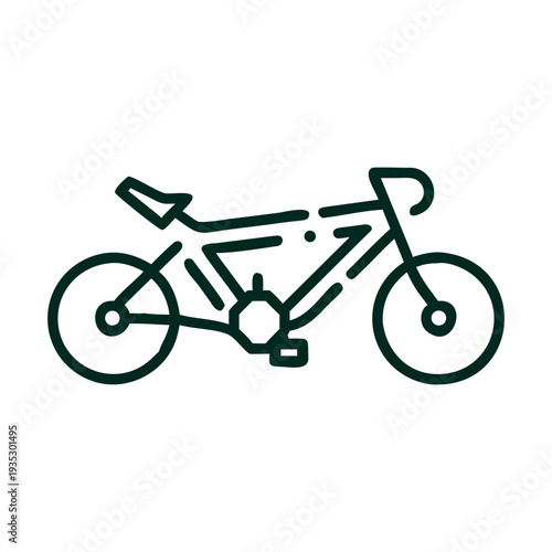 Bicycle Line Art