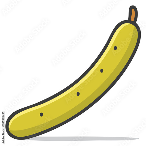 Vibrant Cartoon Cucumber Illustration Fresh Green Vegetable Healthy Food Diet Ingredient