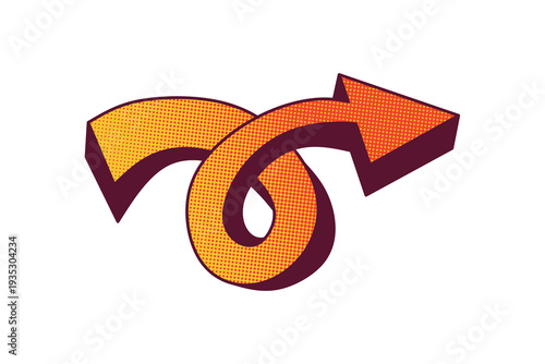 abstract colorful arrows