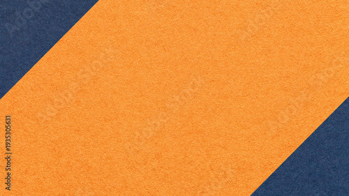 Orange paper texture background with dark blue corners and copy space for banner presentation template