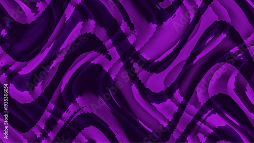 Abstract Purple Textured Waves Background Modern Flowing Violet Brush Strokes Creative Web Banner Digital Art Vector