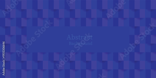 Blue abstract architecture background with copy space. 3D paper art style background can be used in cover design, book design, brochure, flyer, poster, cd cover, website or advertising.
