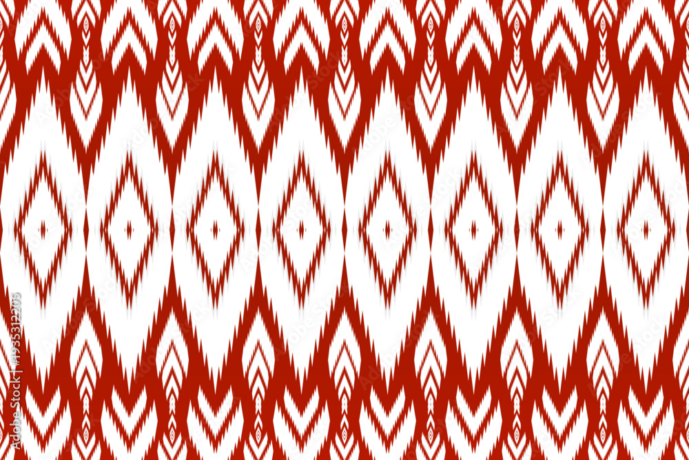 custom made wallpaper toronto digitalTHAI RED WHITE SEAMLESS PATTERN