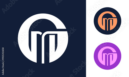 Stylized G M logo