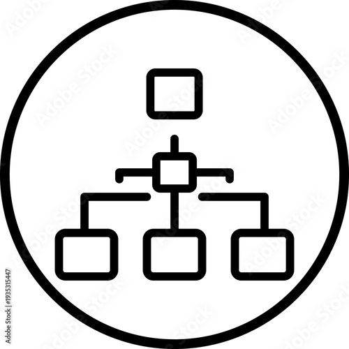 Project Scheme Line Icon Style