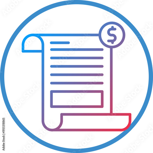Invoice Line Icon Style