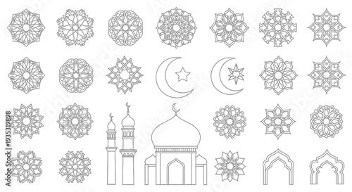 Vintage seamless vector pattern set featuring silhouettes of flowers, grapes, and wine bottles with festive Christmas ornaments and snowflakes for a winter holiday celebration wallpaper design