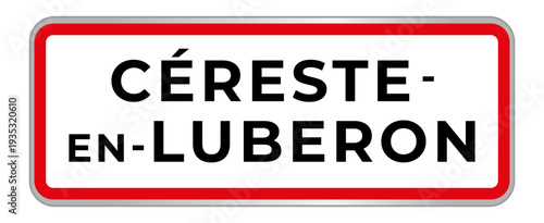 Panneau Céreste-en-Luberon