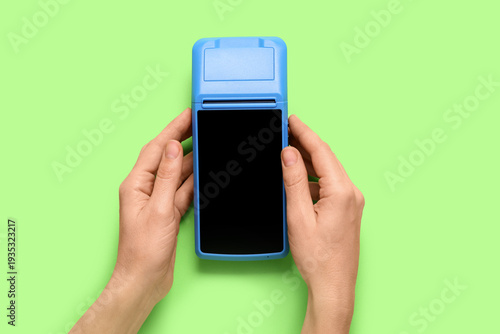 Female hands with payment t...