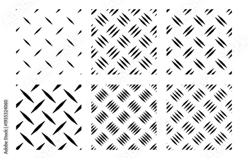 Steel diamond plate seamless pattern