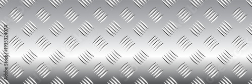 Metal flooring seamless pattern. Steel diamond plate